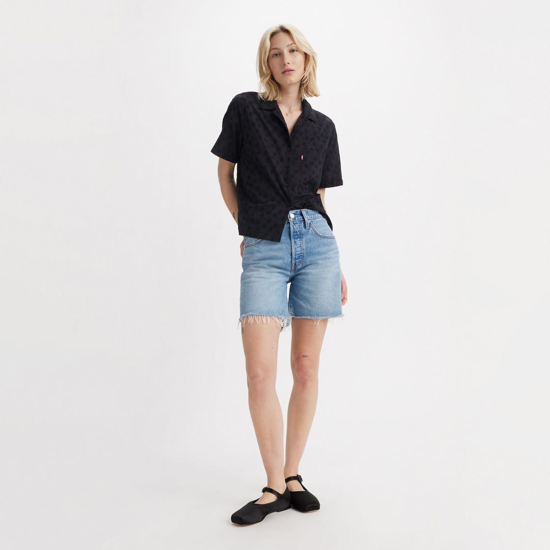 Levi's 501 Original Fit Mid-Thigh Lightweight Women's Shorts 26 | Levi's US