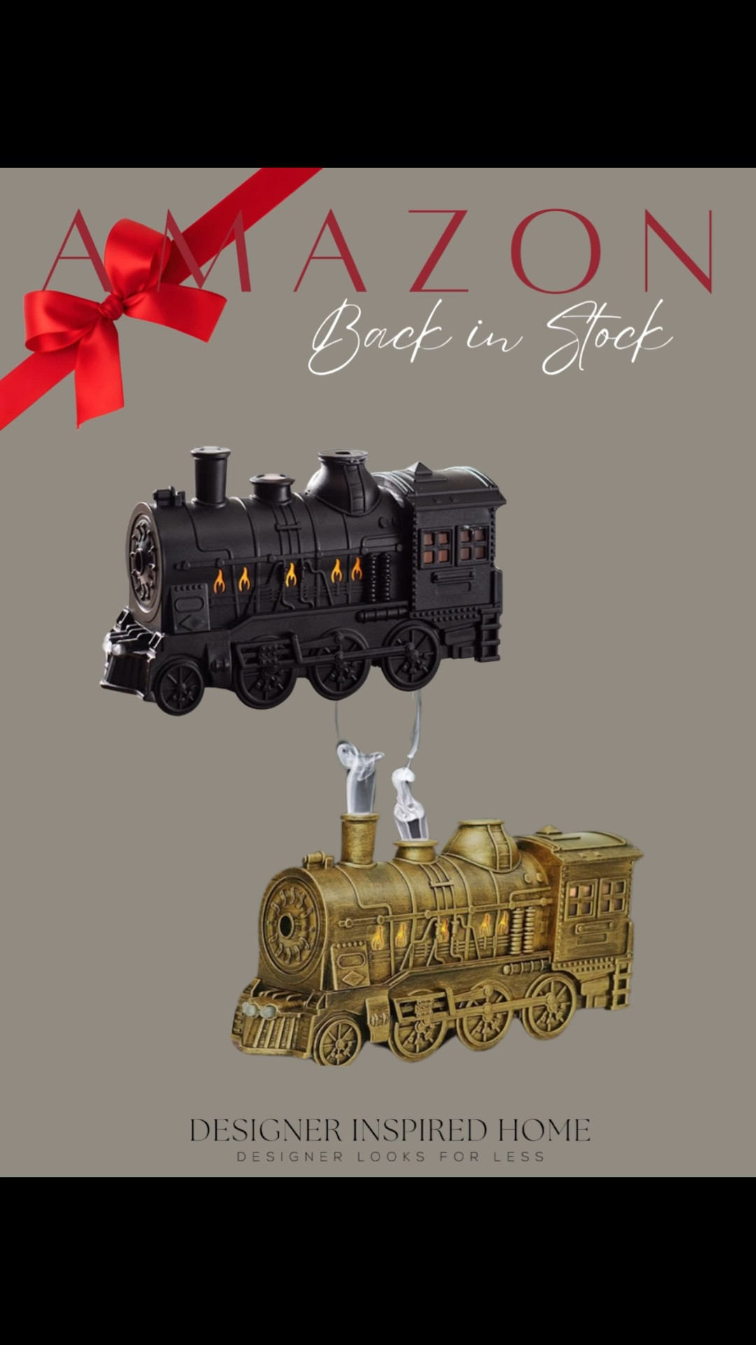 These adorable train diffuser is back in stock! 

#LTKFindsUnder50 #LTKHoliday #LTKHome