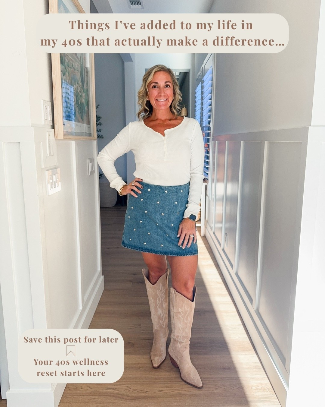 Save this post for later - there’s a lot of info! I’m not chasing perfection or trying to turn back the clock. I’m focused on feeling strong, energized, and confident in this season of life. Not all of these are the absolute healthiest, but these are what’s worked for me over the past year or so. These are the habits, routines, and products that truly support me and ones I use/do/swear by just about every day:
✨ Daily Strong by Izzy Pilates. Consistency over intensity. I just love her and her workout flow.  ✨ Supplements I actually stick with: clear protein, creatine, glutathione, Irish sea moss & magnesium. I will mix this clear protein (I love the Brazilian Limeaid flavor) with this creatine for after my workout.  ✨ Upgrading to medical-grade skincare, OS-1 products + the best lash & brow growth serum from RevitaLash.  ✨ Daily walks with my weighted vest. I’ve used it for 2 years now and swear by it! ✨ 8 hours of sleep, my Canopy humidifier (skin loves it), and reading before bed instead of doom scrolling ✨ Remembering the skin on my body ages too. I’ve been loving Osea Malibu, Versed retinol, and La Roche-Posay Body Moisturizer ✨ Starting my day with 50g of protein toward my 140g goal, this protein drink (30g!) with two shots of espresso over ice is a daily ritual. ✨ A red light mask (this one by CurrentBody), but only because I actually use it. ✨ Moving somewhere sunny and warm. The motivation boost is real! ✨ Creating an at-home workout station so there are no excuses. ✨ Joining a pickleball league with my girlfriends. Proof it’s never too late to try something new after 40!

Wellness in your 40s isn’t about doing more, it’s about doing what works for you.

What’s one thing that’s made the biggest difference in this season of your life? 💫

#LTKfitnessgoals #LTKmorningroutine #LTKdayinmylife