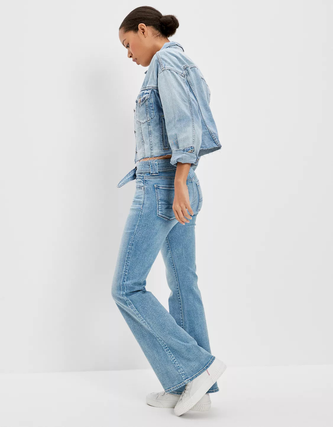 AE Cropped Denim Jacket | American Eagle Outfitters (US & CA)