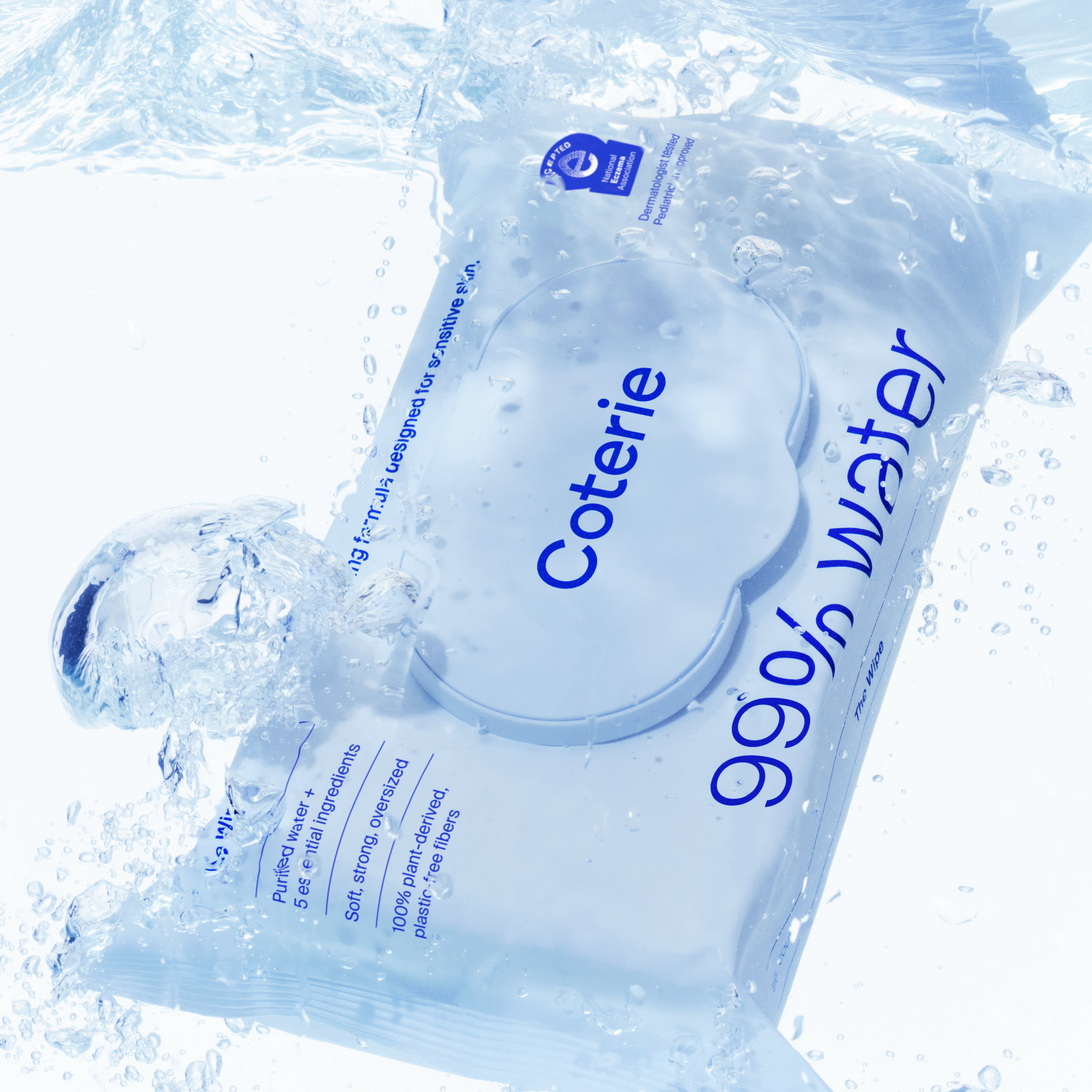 Hypoallergenic Baby Wipes | 99% Water and Plant-based Fibers | Coterie | Coterie