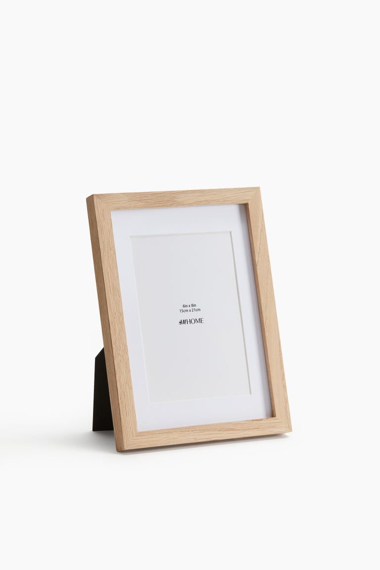 Wooden Photo Frame - Light beige - Home All | H&M US | H&M (US + CA)
