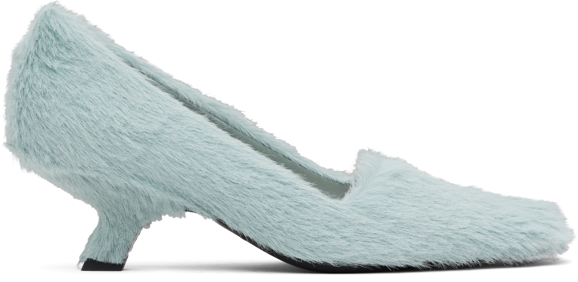 Bottega Veneta Blue Boogie Heels | SSENSE