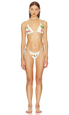 Cleonie Passiona Beaded Bikini Set in Multi from Revolve.com | Revolve Clothing (Global)