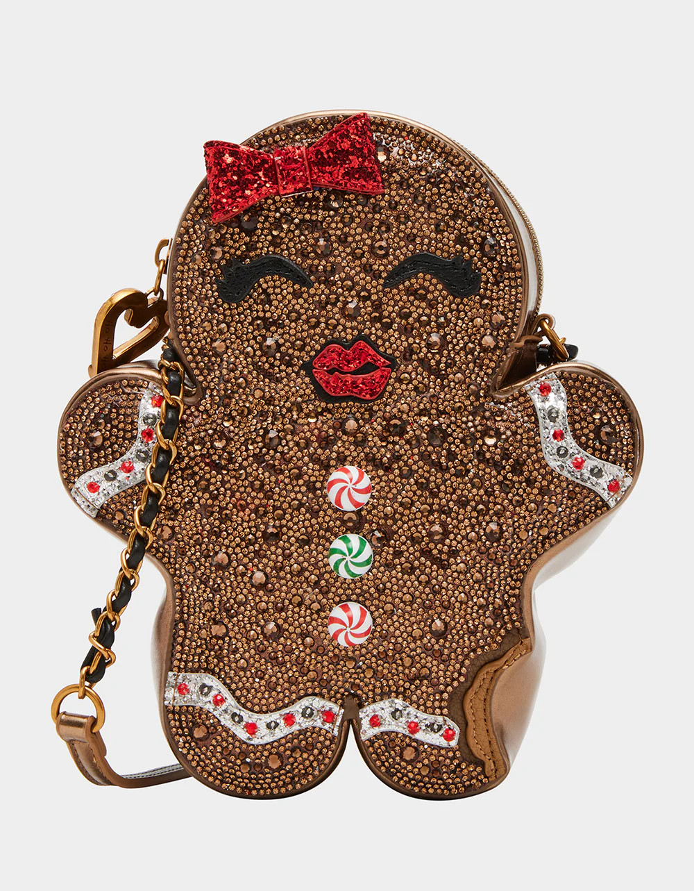 KITSCH SUGAR & SPICE GINGERBREAD BROWN | Holiday Handbags | Betsey Johnson