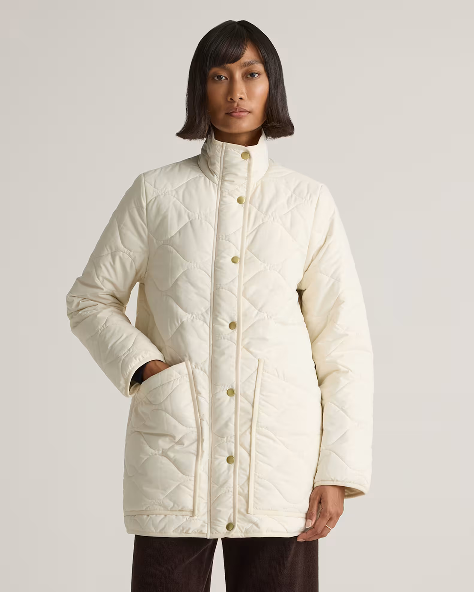 Featherless Quilted Long Puffer Jacket | Quince