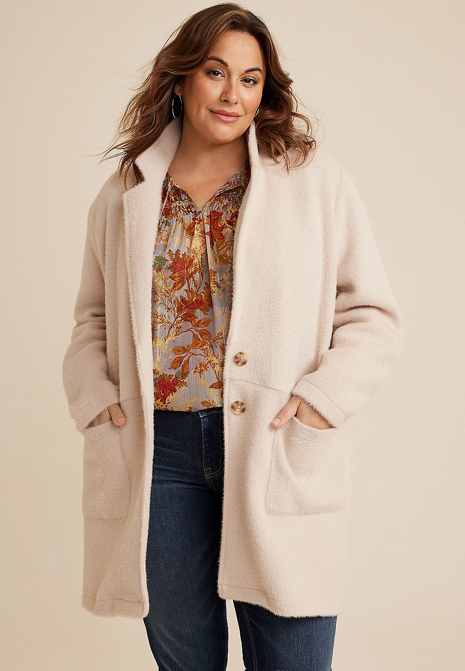 Plus Size Cozy Coatigan | Maurices