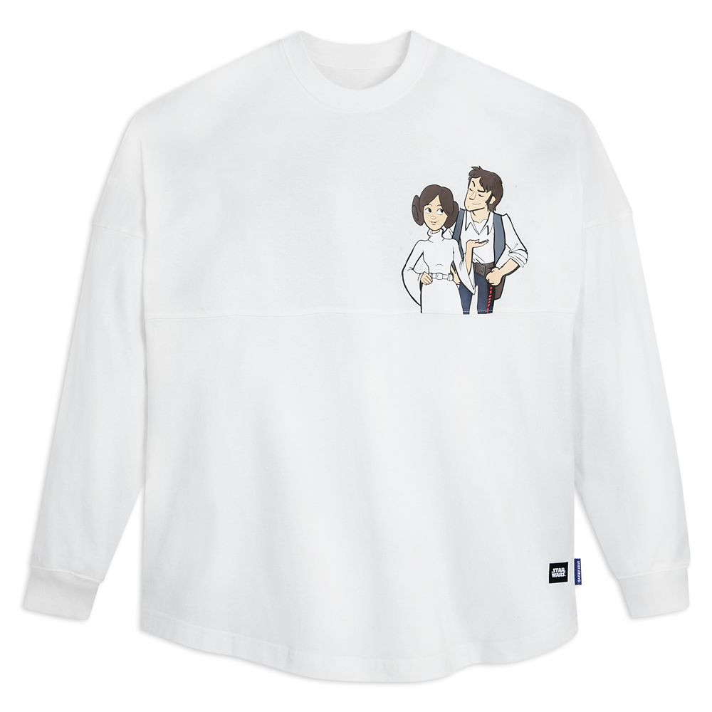 Princess Leia and Han Solo ''I Love You'' Couples Spirit Jersey for Adults – Star Wars – Whit... | Disney Store