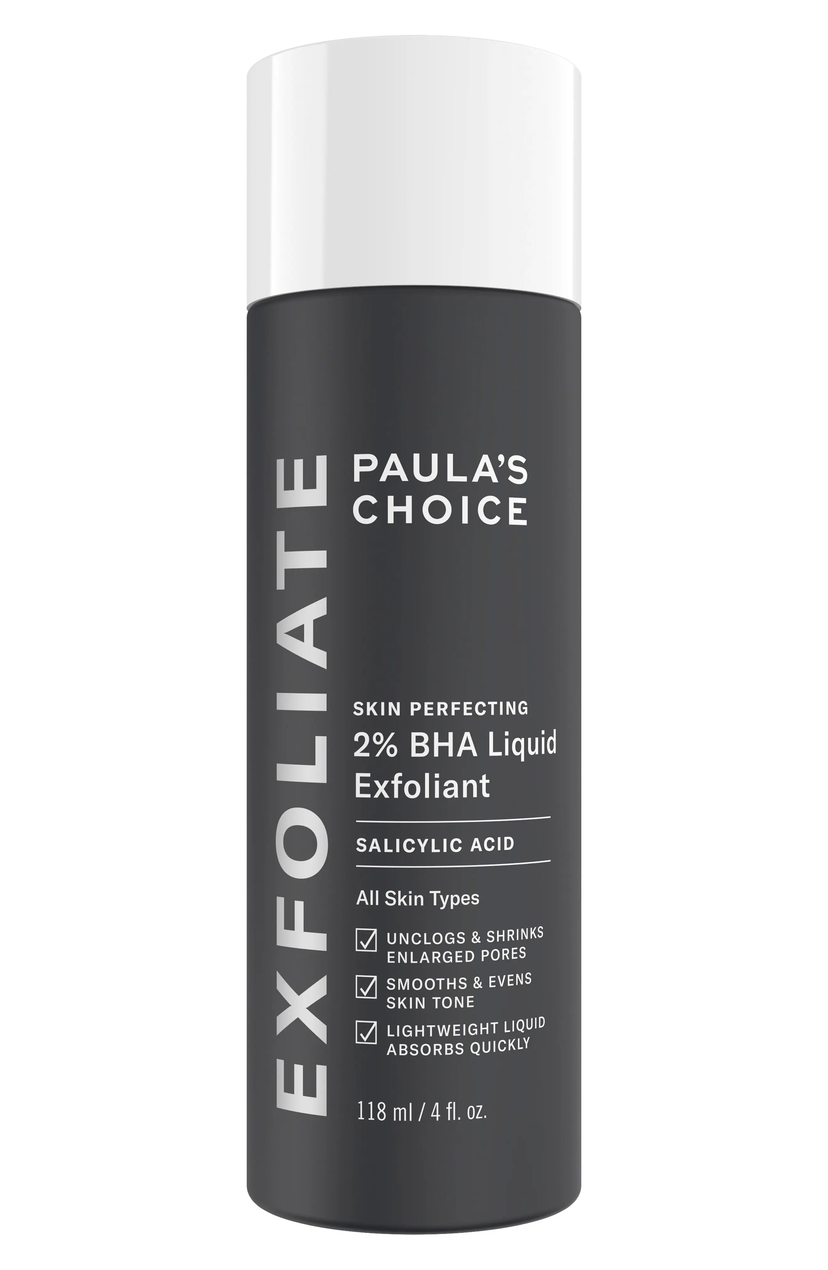 Paula's Choice Skin Perfecting 2% BHA Liquid Exfoliant with Salicylic Acid, Size 1 Oz at Nordstrom | Nordstrom