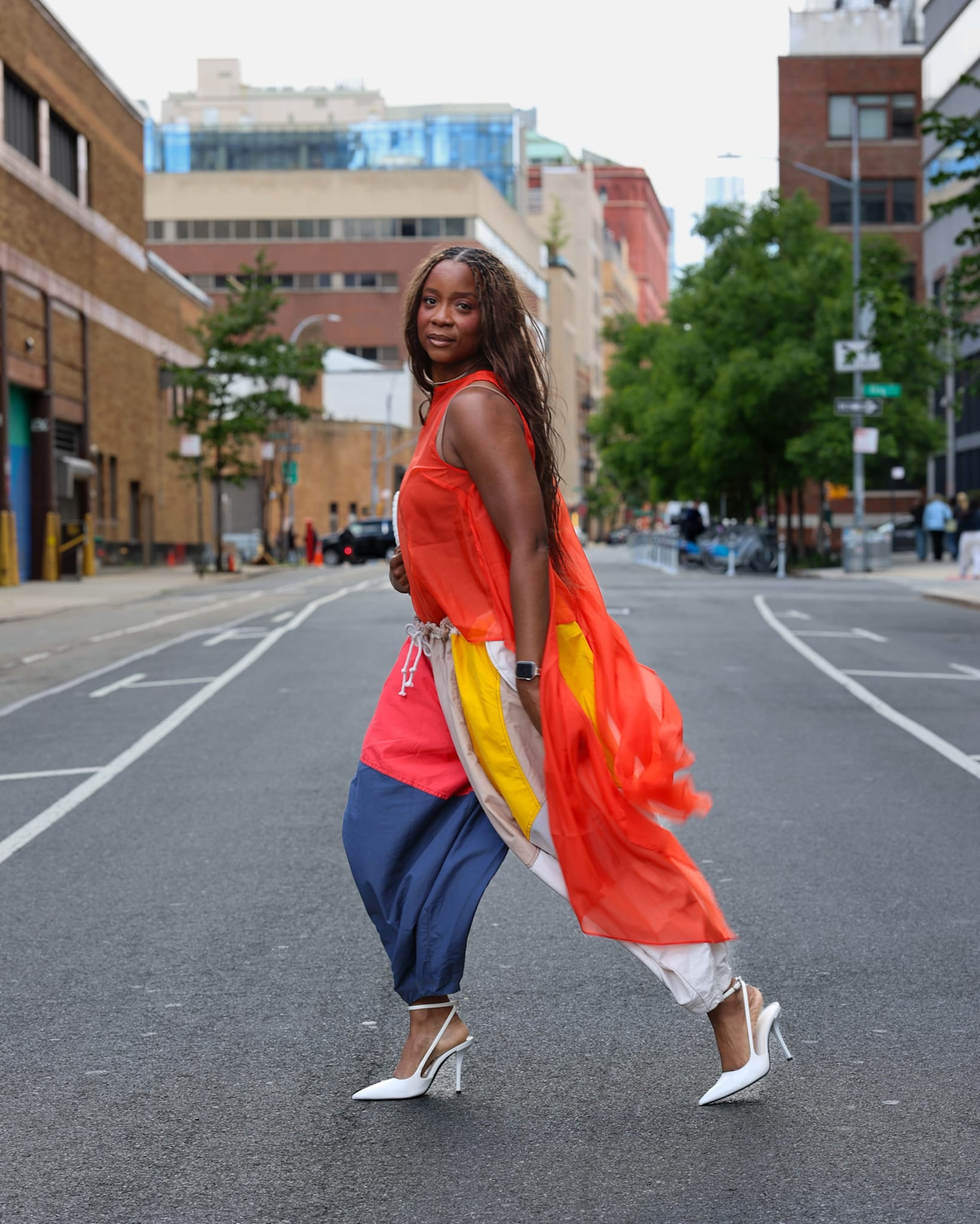 Balloon pants are my summer obsession and Free People does them better than anyone. Styled with a sheer orange top — pants linked and similar top options linked too. 🧡

#LTKootd