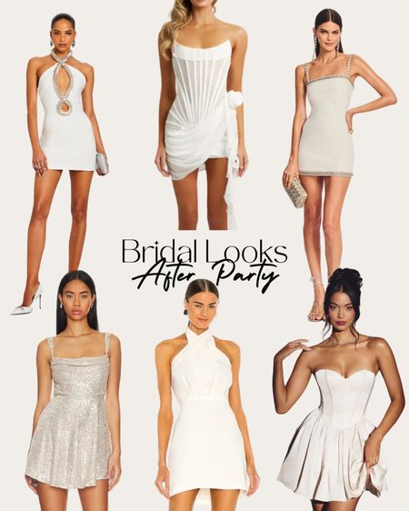 Bridal looks for the after party or bachelorette party!