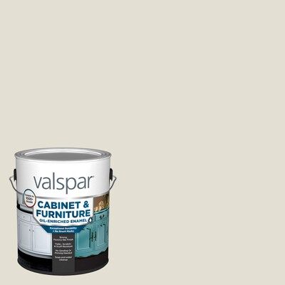 Valspar Satin Oyster White Sw7637 Cabinet & Furniture Paint Enamel (1-Gallon) Lowes.com | Lowe's