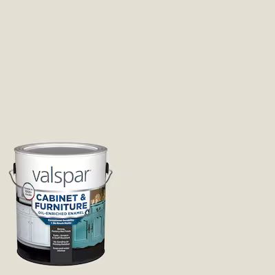 Valspar Satin Oyster White Sw7637 Cabinet & Furniture Paint Enamel (1-Gallon) Lowes.com | Lowe's