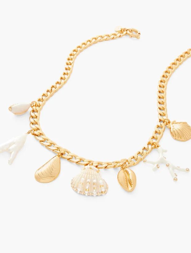 Beaded Seashell Necklace | Talbots