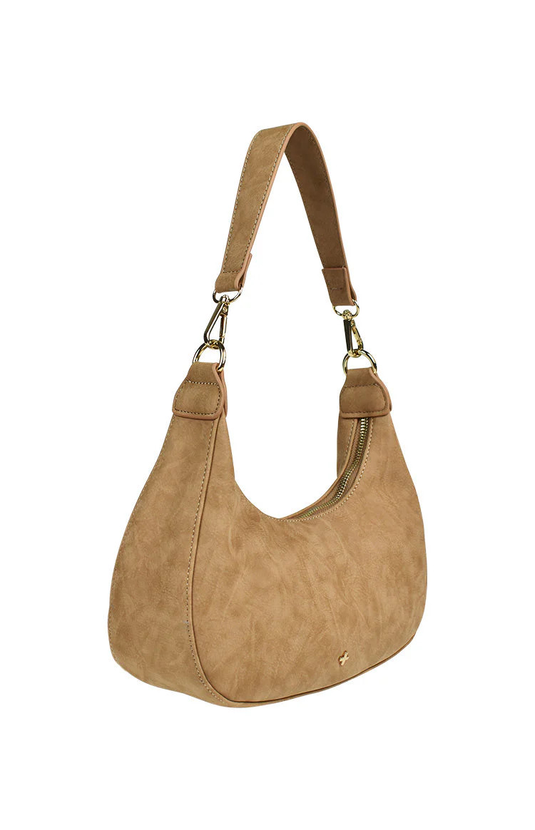 Peta And Jain Willow Camel Shoulder Bag | Beginning Boutique (US)