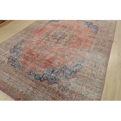 Mykhail One-of-a-Kind 9'6'' X 12'3'' 1970s Wool Area Rug Red | Wayfair North America