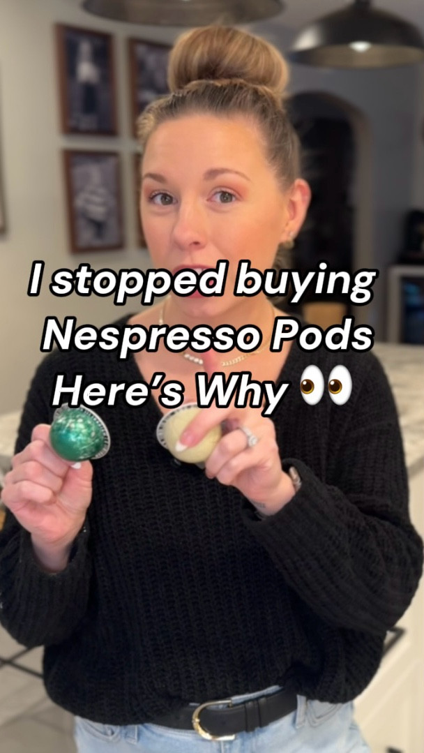 Nespresso doesn’t want you to know this 👀☕️

#nespresso #moneysavingtips #coffeeathome #momhacks #coffee

#LTKU #LTKmomlife #LTKHome
