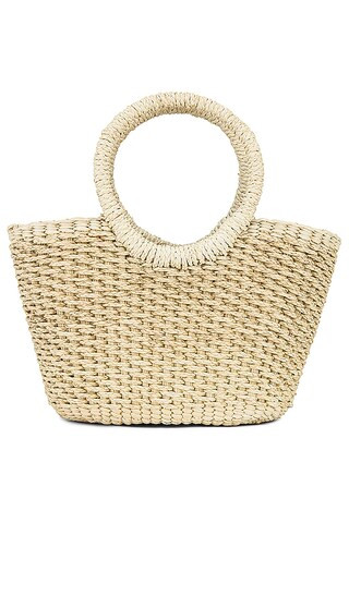 Mini Mini Canasta Bag in Natural | Revolve Clothing (Global)
