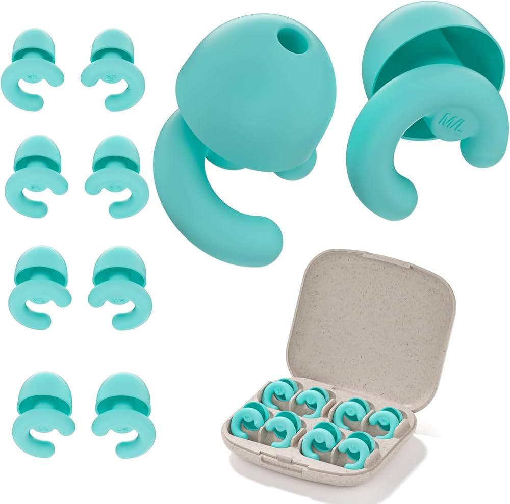 Noise Cancelling Ear Plugs for Sleep, Small Ear Fit - No-Pain for Side Sleepers, 50dB NRR Reusabl... | Amazon (US)