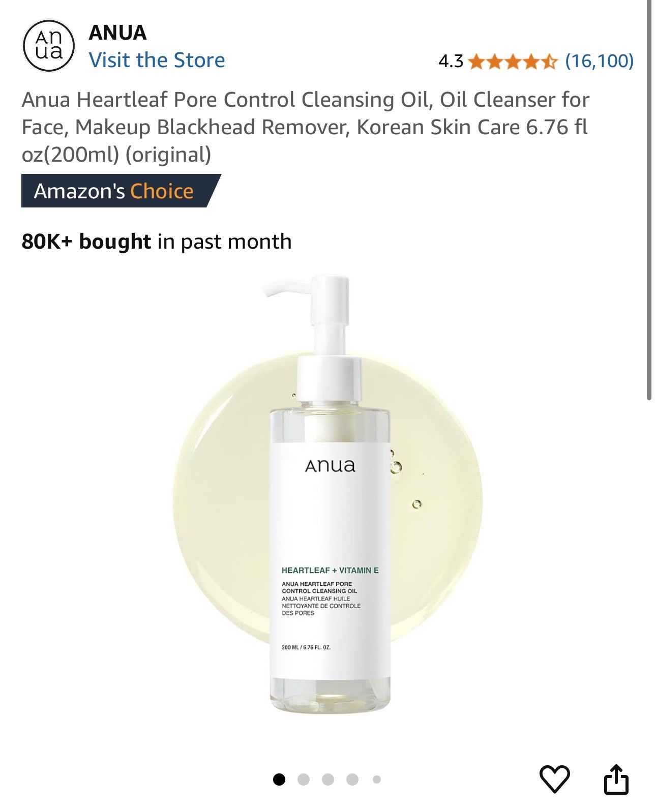 Face cleansing oil 

#LTKBeauty #LTKStyleTip #LTKFindsUnder100