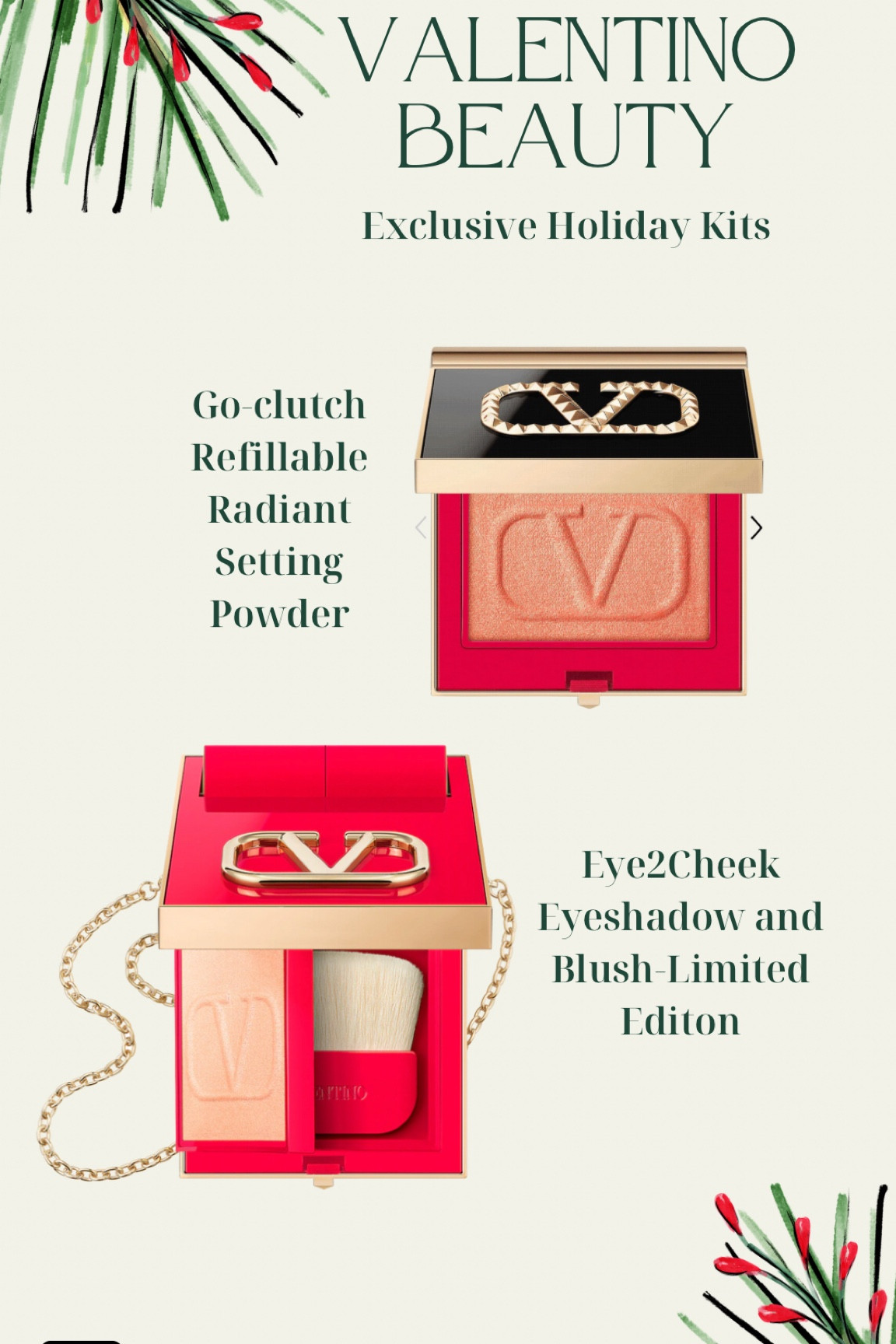 Valentino beauty Exclusive Holiday Kit!🎁 now at Sephora! 

#LTKGiftGuide #LTKHoliday #LTKbeauty