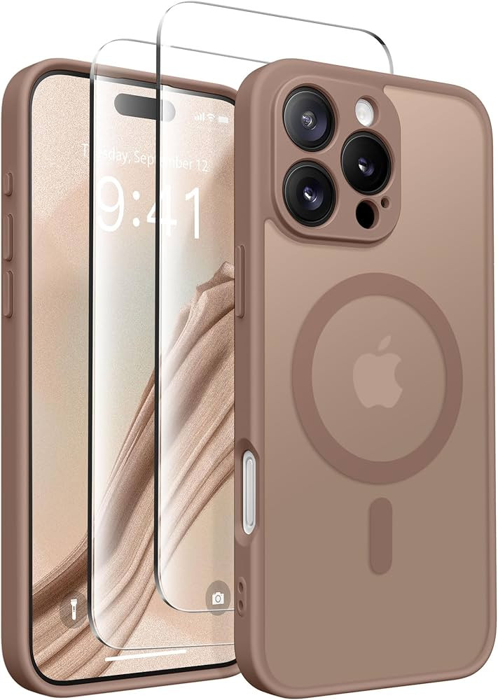 Magnetic Compatible with iPhone 16 Pro Case, Upgraded [Full Camera Protection] [Compatible with M... | Amazon (US)