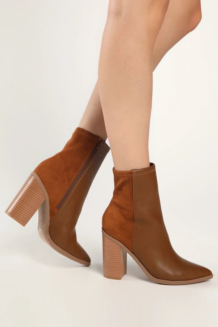 Essex Brown Mid-Calf Booties | Lulus