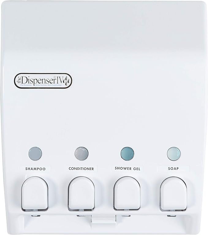 Better Living Products 71450 Classic 4-Chamber Shower Dispenser, White | Amazon (US)
