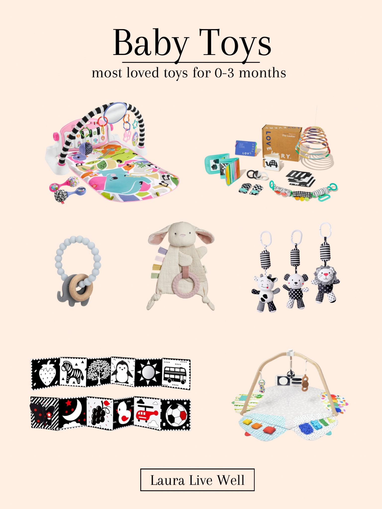Baby toys for newborns 0-3 months that keep my baby happy and learning during playtime

#LTKBump #LTKBaby