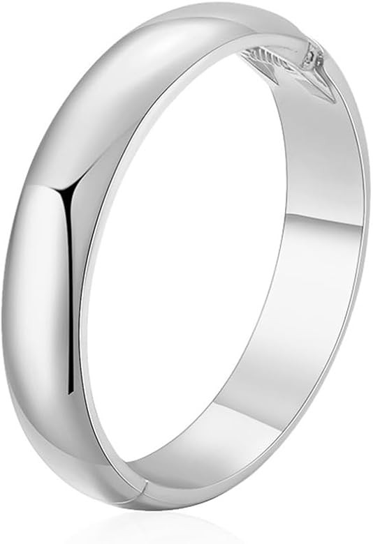 Gold Polished Chunky Twisted Hinged Waterdrop Bangle Bracelet for Women Spiraled Oval Bangle Brac... | Amazon (US)