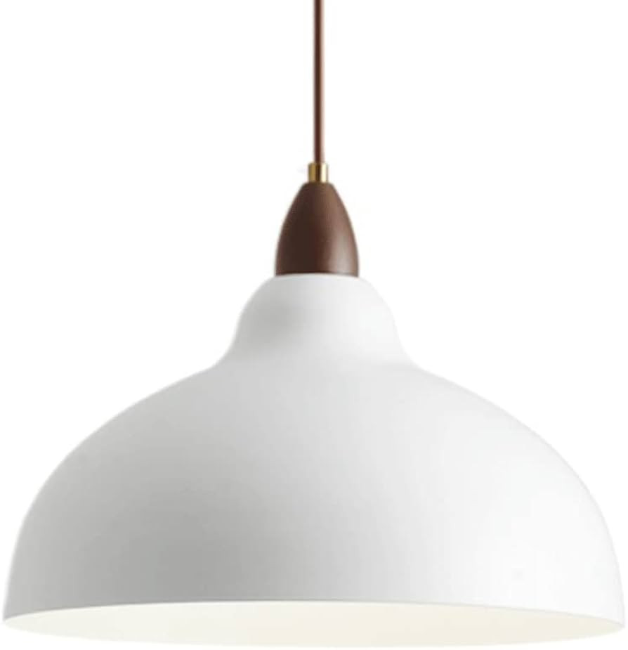 White 1 Pack Lamp Coffee Bar Hanging Kitchen Pendants Lighting LED Danish Style Chandelier with W... | Amazon (US)