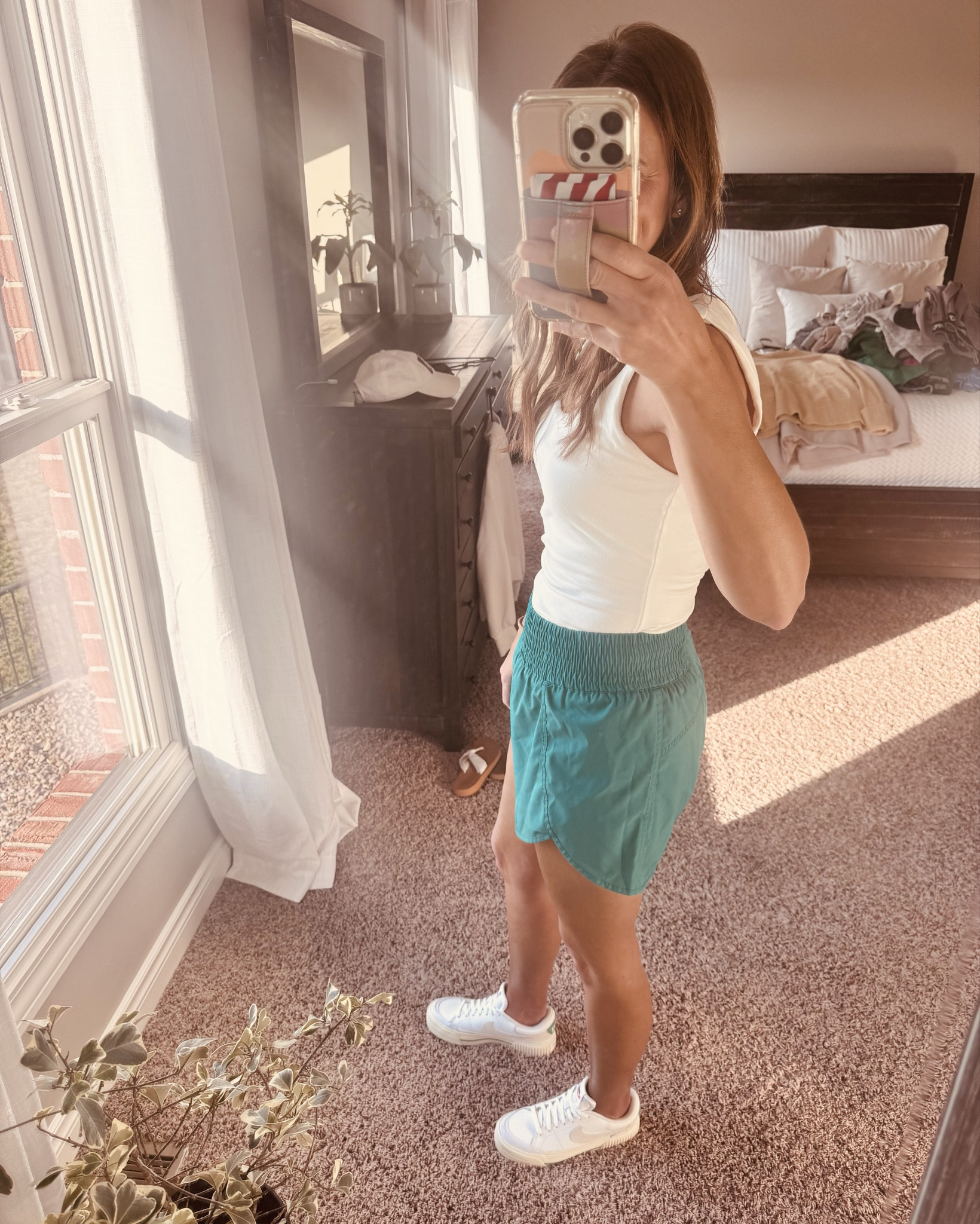Spring ready! ☀️⚾️

First baseball game day of the season and it was a HOT one! Pulled out my favorite high-rise athletic shorts and my go-to double-lined comfy tank. Started the day in my Nikes… but switched to flip flops pretty quickly. 😅

Also got lots of compliments on my tan — it’s my favorite natural sunless tanning lotion.

Scroll for pics! Everything is linked below ⬇️

#springready #sunlesstanninglotion #vacayready #gameday 

#LTKselfcare #LTKmomlife #LTKOver40