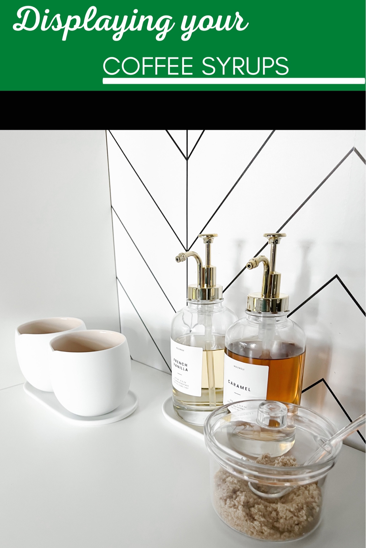 Dressing up your coffee station just got better with these syrup containers! Love it so much. Love our kitchen decor #coffee #caramelsyrup
#frenchvanilla


#LTKunder50 #LTKfamily #LTKhome