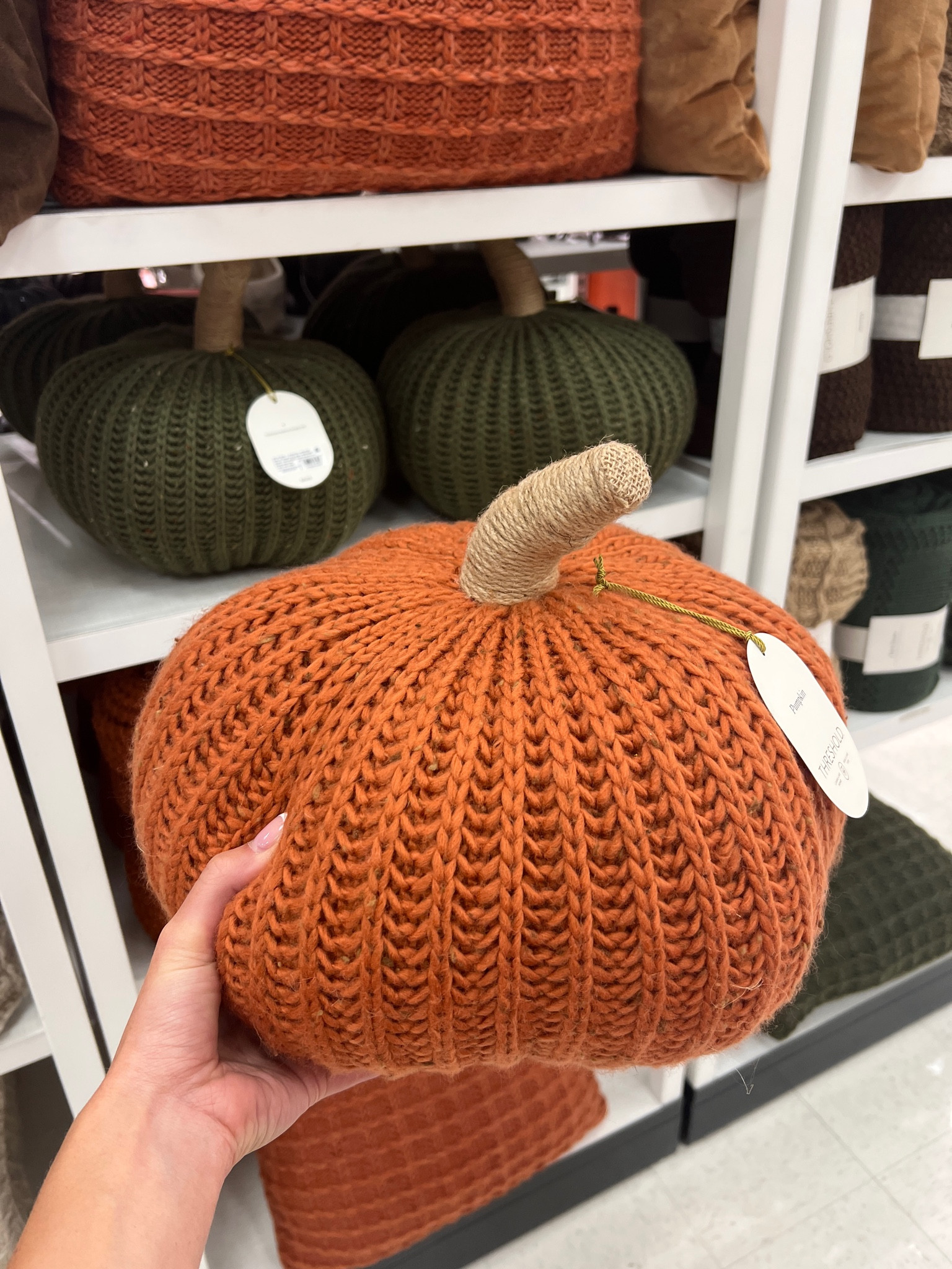 Pumpkin pillow. So cute! I bought the green one.. but now I want to order more. #home #homedecor #fall #falldecor #pumpkin 

#LTKSeasonal #LTKunder50 #LTKhome