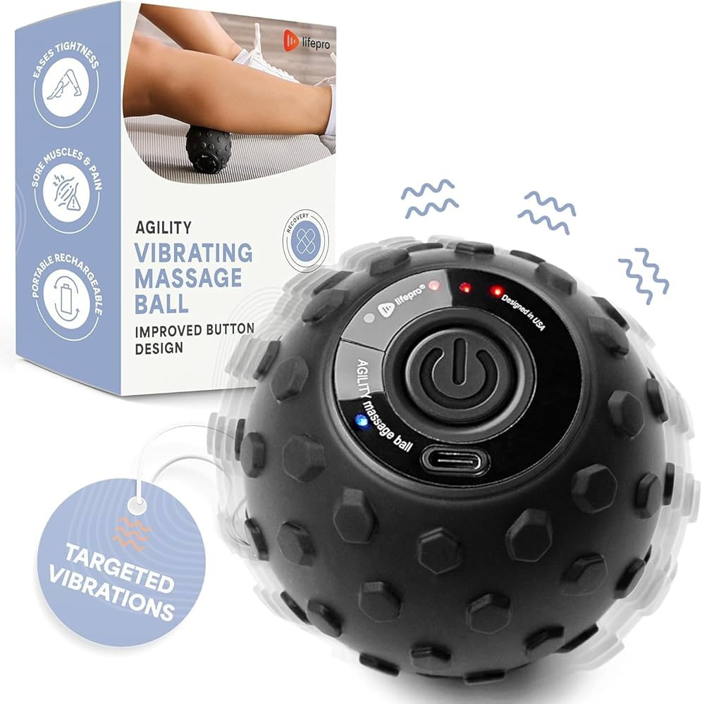 Lifepro 4-Speed Vibrating Massage Ball - Peanut Massager and Vibrating Foam Roller for Fitness, M... | Amazon (US)