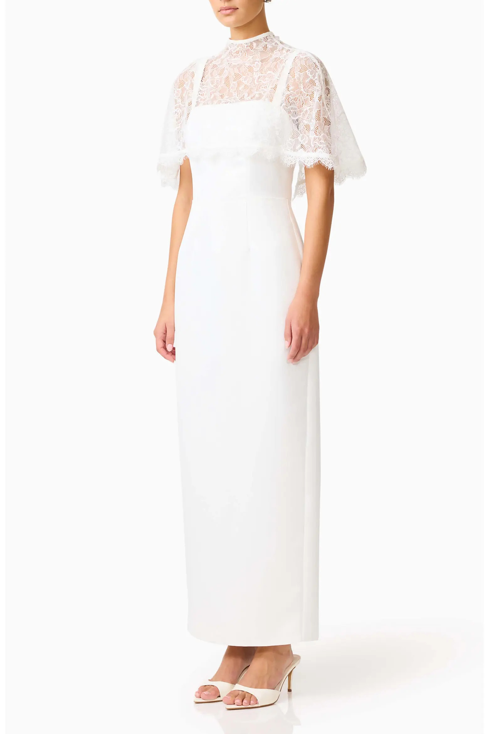 Kelly Lace Cape Gown (Women) | Nordstrom | Nordstrom