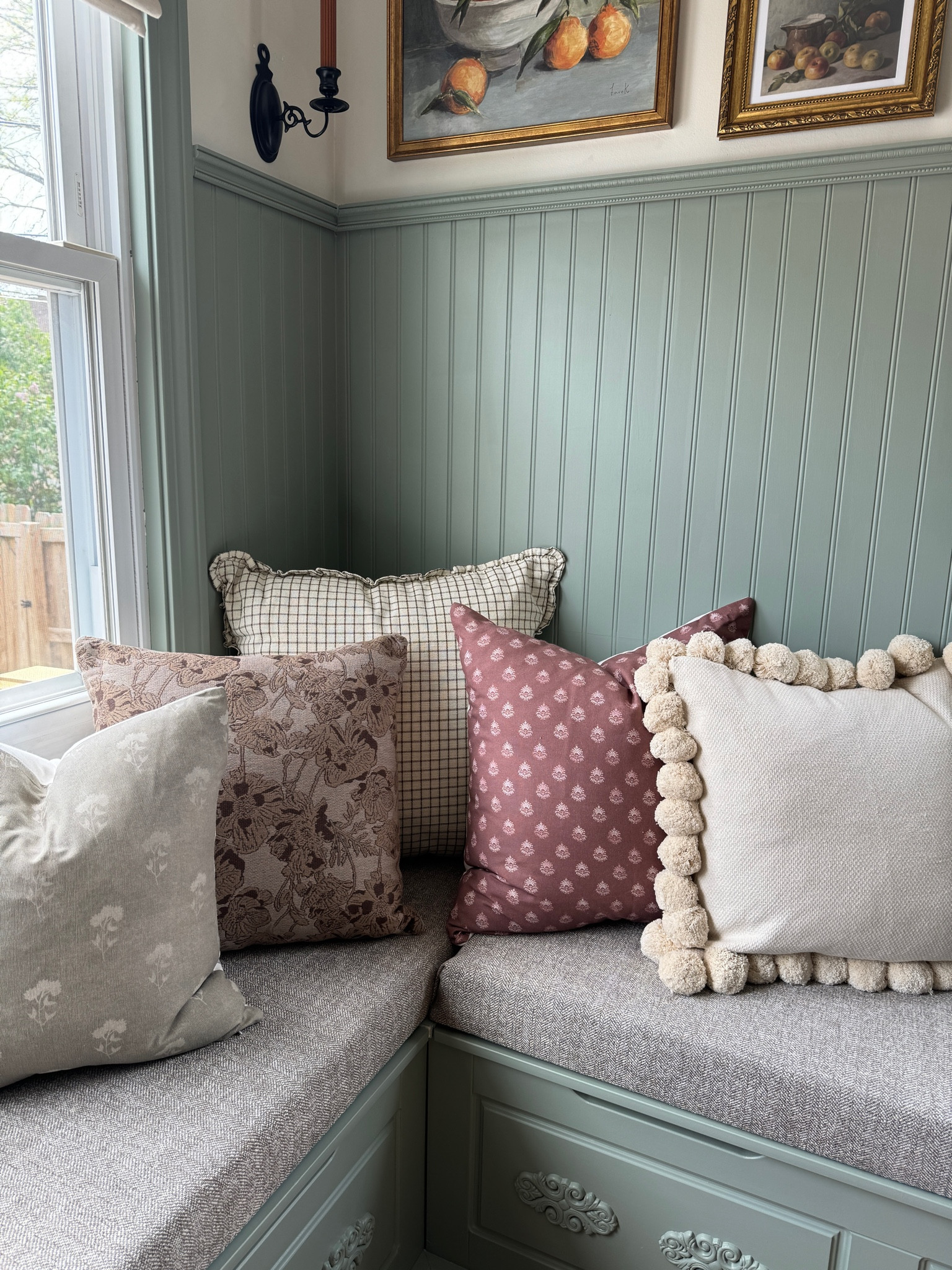 Breakfast nook throw pillows! 

#LTKstyletip #LTKhome 

#LTKSeasonal