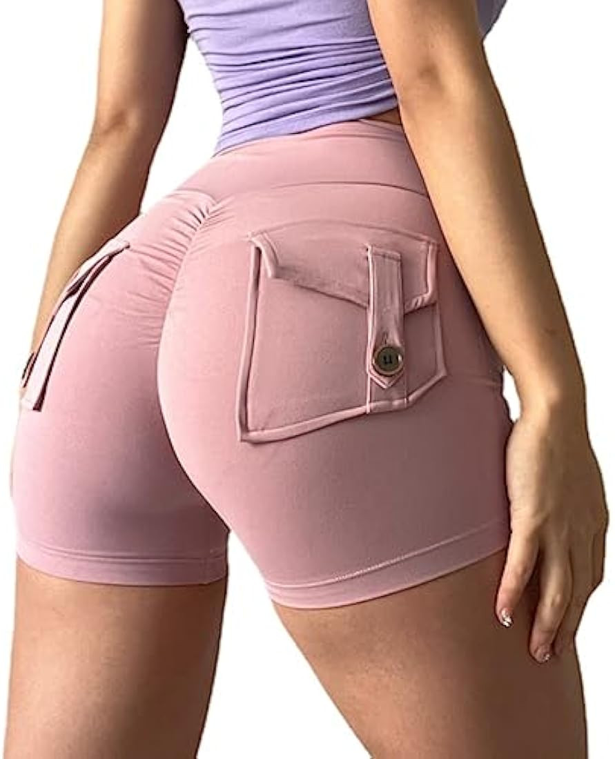 Pdxnyxx Aesthetic Workout Shorts Womens Aesthetic Yoga Shorts with Pockets for Women Athletic Sho... | Amazon (US)