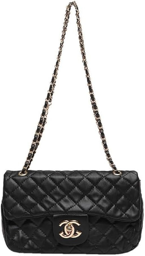 Shoulder Bag Small Square Bag-Black | Amazon (US)