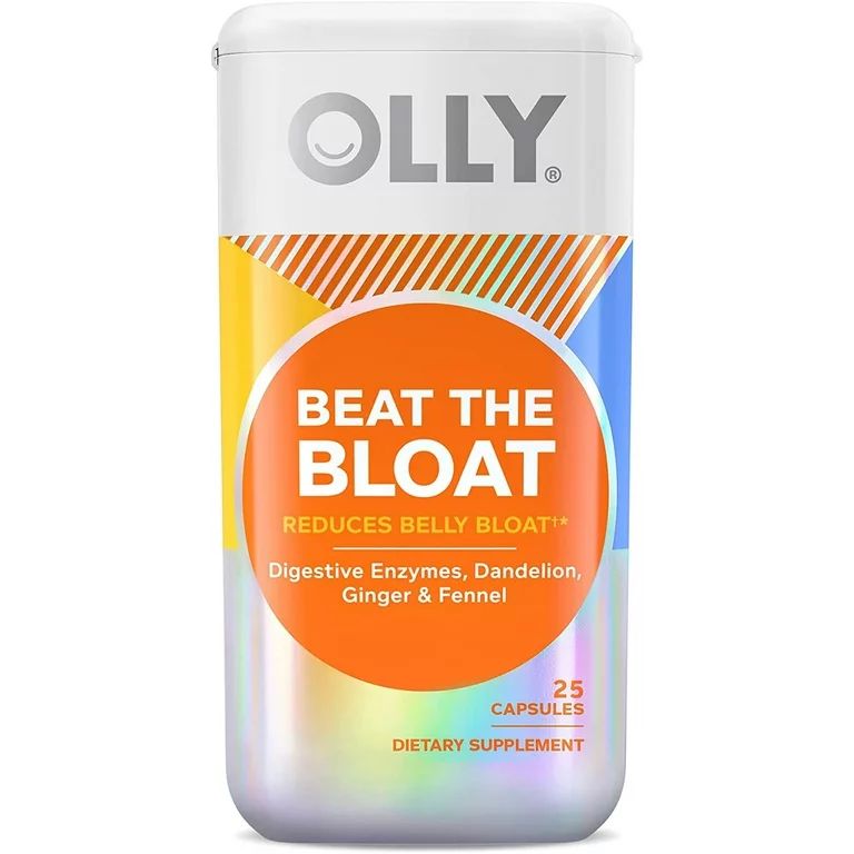 OLLY Beat the Bloat Capsule Supplement, Digestive Support, 25 Ct | Walmart (US)