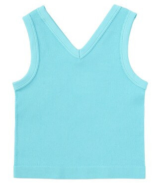 Big Girls Sleeveless V-Neck Seamless Tank Top | Dillard's