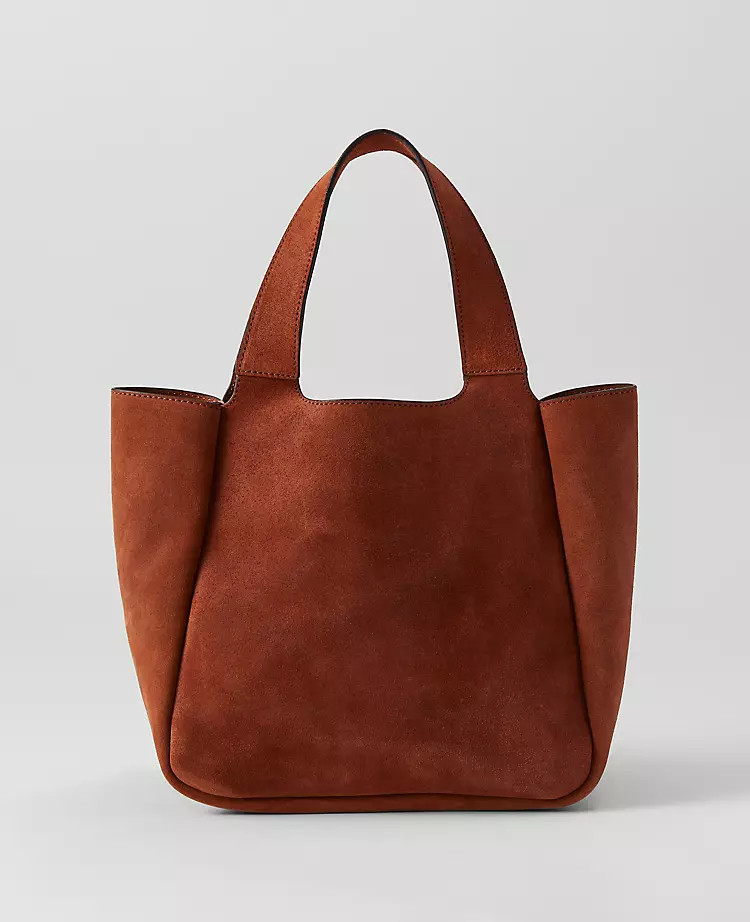 Weekend Suede Tote Bag | Ann Taylor (US)