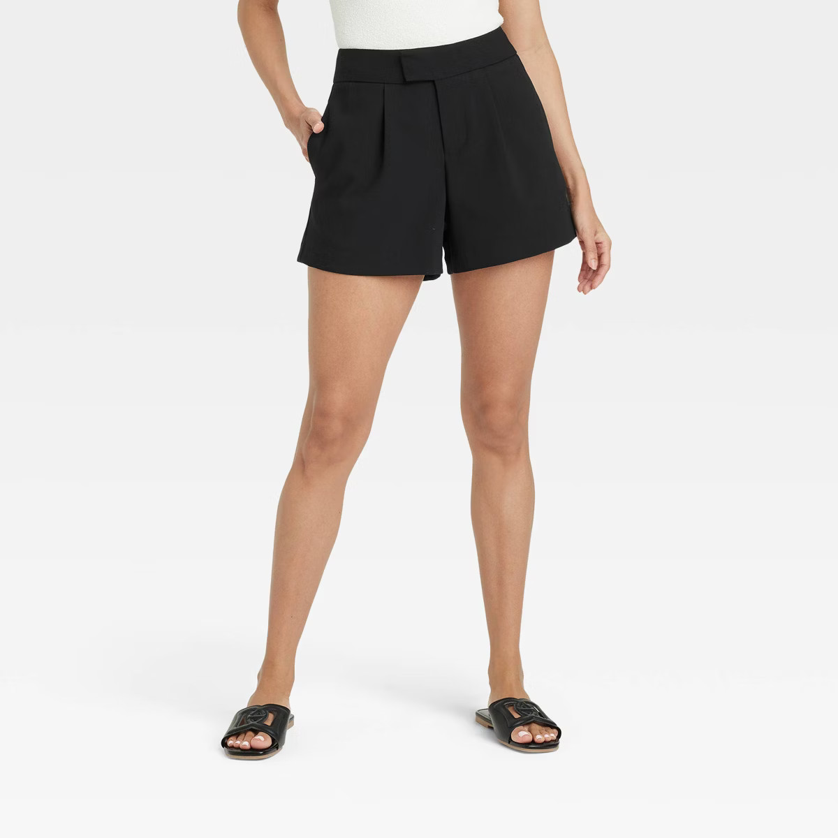 Women's High-Rise Tailored Shorts - A New Day™ | Target