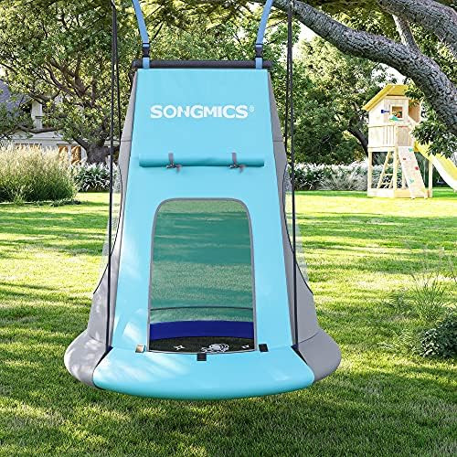 SONGMICS Saucer Tree Swing Tent 40 Inch 700 lb Load Textilene Fabric Includes Hanging Kit for Kids O | Amazon (US)