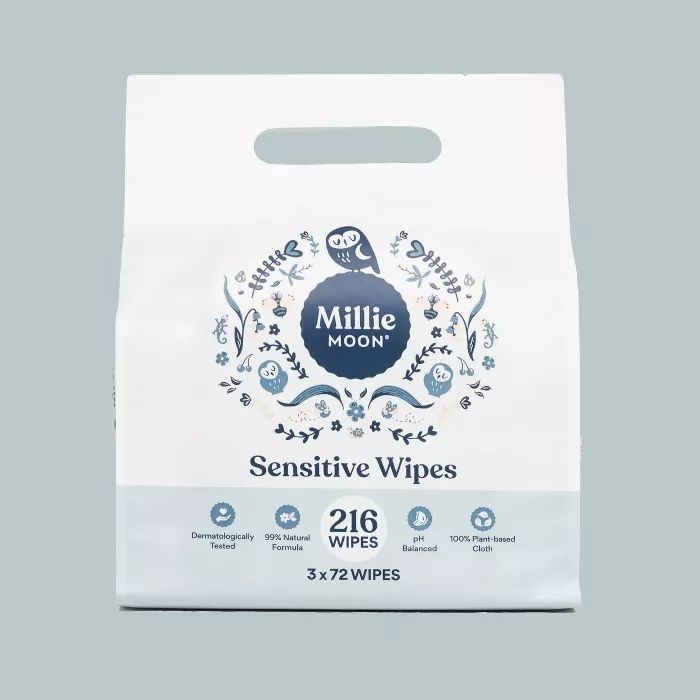 Millie Moon Sensitive Wipes (Select Count) | Target