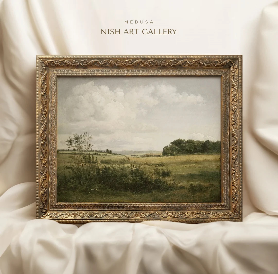 Vintage Art Framed, Vintage Landscape Painting, Antique Replica Painting, Ornate Gold Framed, Vin... | Etsy (US)