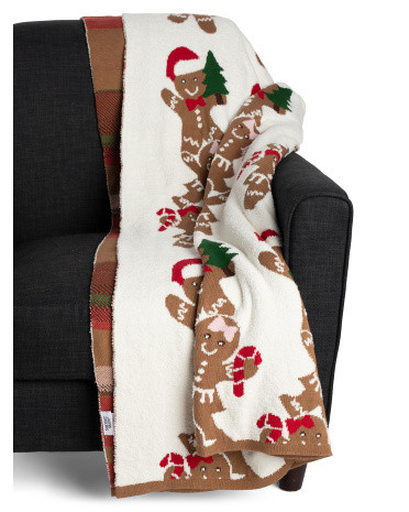 Gingerbread Knitted Throw | Pillows & Decor | Marshalls | Marshalls