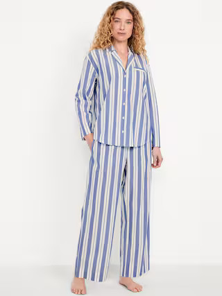 Poplin Pajama Pant Set | Old Navy (US)