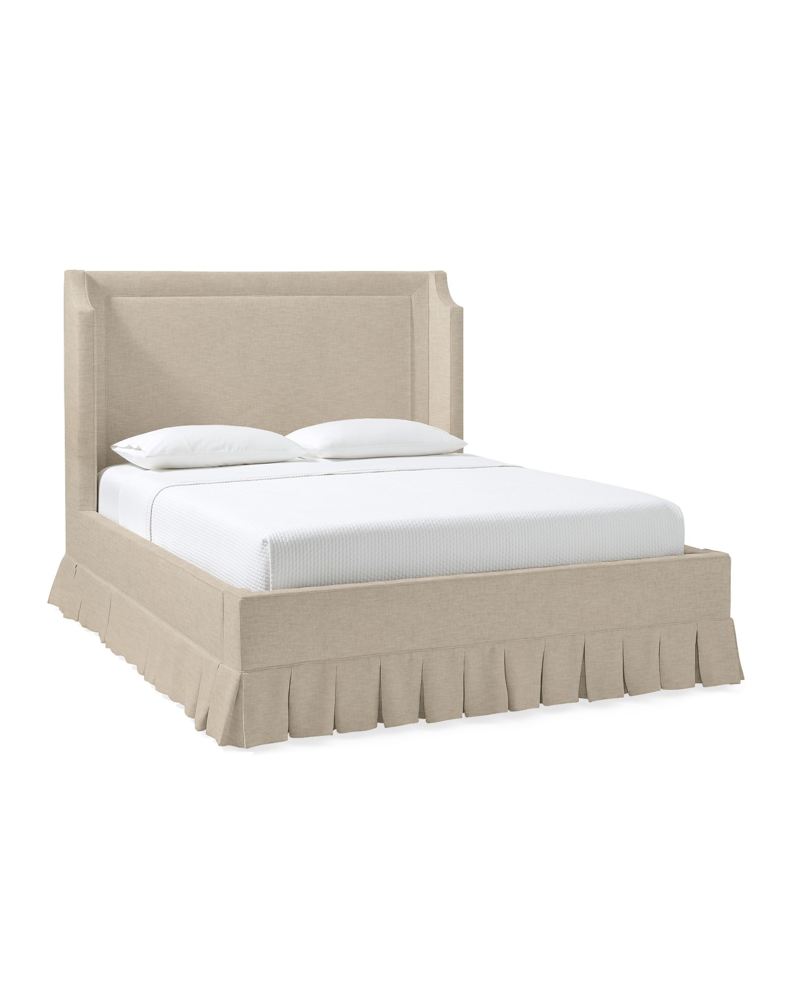 Grady Pleated Bed | Serena and Lily