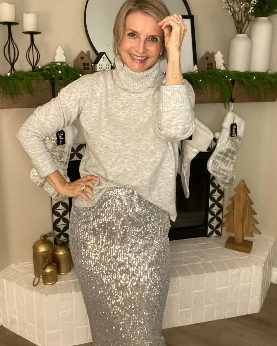 This sparkly skirt can be worn so many different ways! See my previous posts to see me pair it with a simple white tee and here I am wearing  it with a chunky turtleneck. You can also pair it with a simple white blouse or black t-shirt. Your choice, just have fun with it! 🖤

Shop below ⬇️ 

#LTKloft #LTKloftlove #LTKbowearrings #LTKjewelry #LTKearrings #LTKholidaystyle #KTKholidayoutfits #LTKpearls #LTKgiftguide #LTKgifther #LTKunder20 #LTKstockingstuffers #LTKgiftunder25 #LTKgiftexchangeideas #LTKsalealert #LTKstyletip #LTKparties #LTKloveloft #LTKsalealert #LTKgiftforher #LTKgiftguide #LTKover40style #LTKwatchniw #LTKvideo #LTKsequinskirt #LTKskirt #LTKamazonfinds #LTKfindsunder50